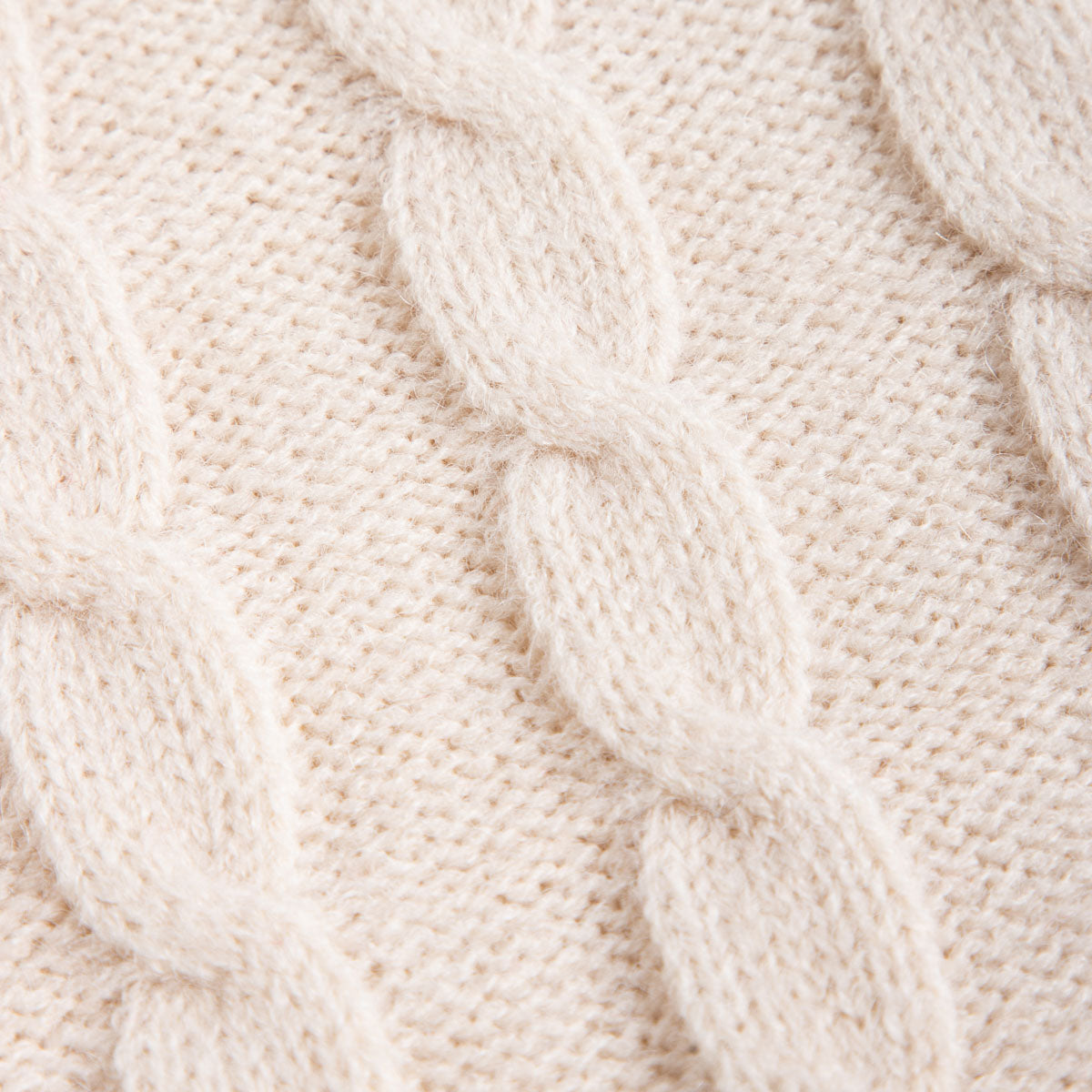 BLISS Warmwaterkruik beige met knusse gebreide hoes | 2L
