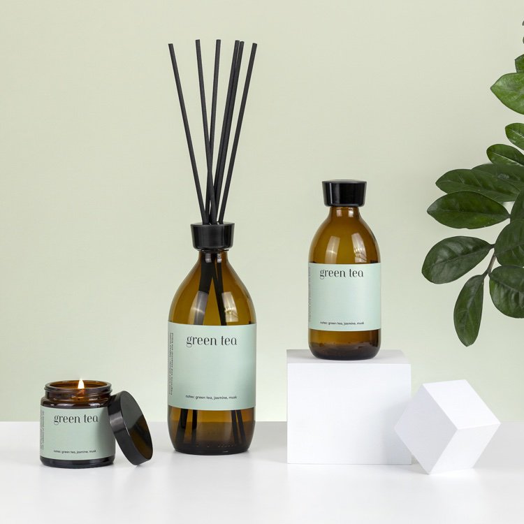 Geurstokjes "Groene Thee" 250 ml Mia Colonia