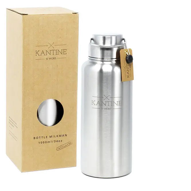 Dubbelwandige RVS Drinkfles 1000 ml – Vacuüm Geïsoleerde Thermosfles