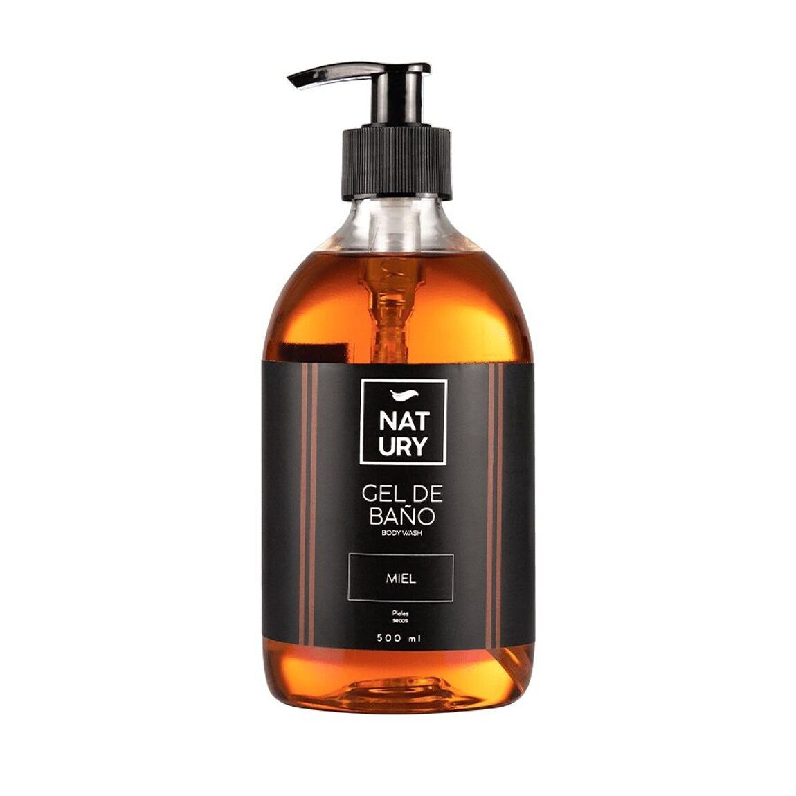 Natury honing ontspannende bad- & douche zeep 500 ML