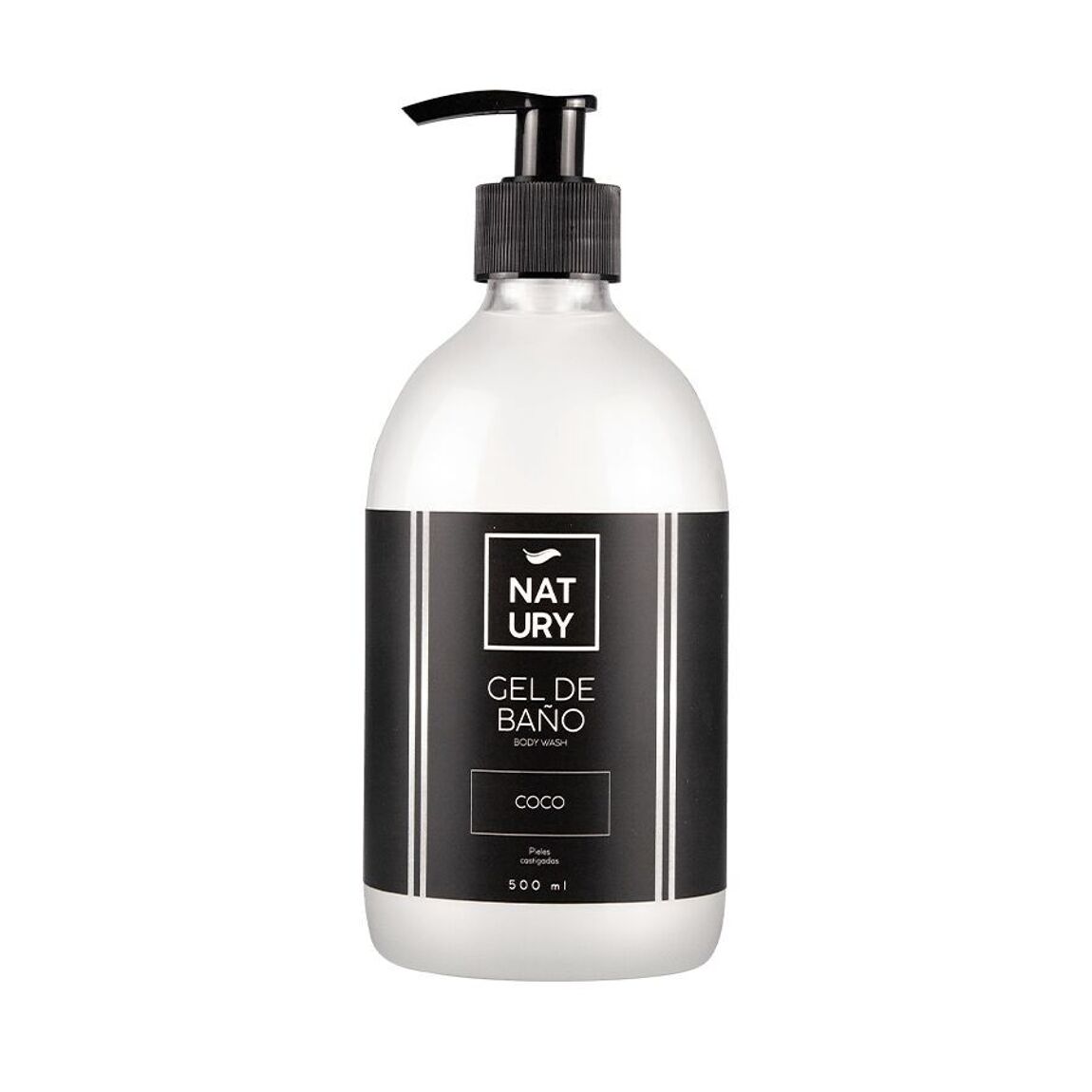 Natury bad- & douche zeep Coconut 500 ML