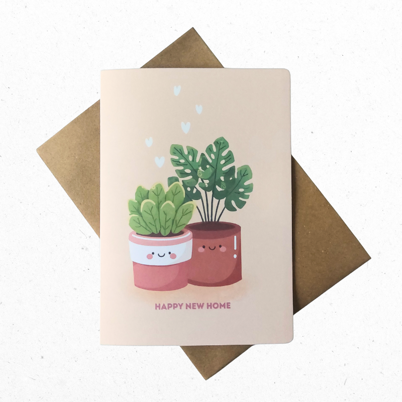 A6 Wenskaart Happy New Home - The Card Studio