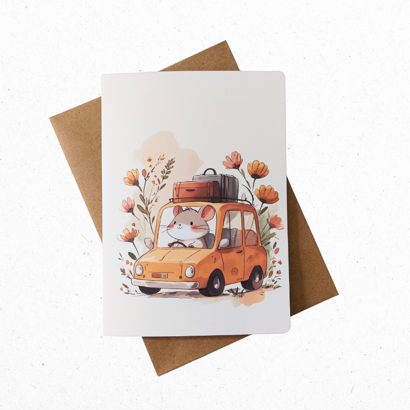 A6 Wenskaart Op Weg naar Iets Moois - The Card Studio