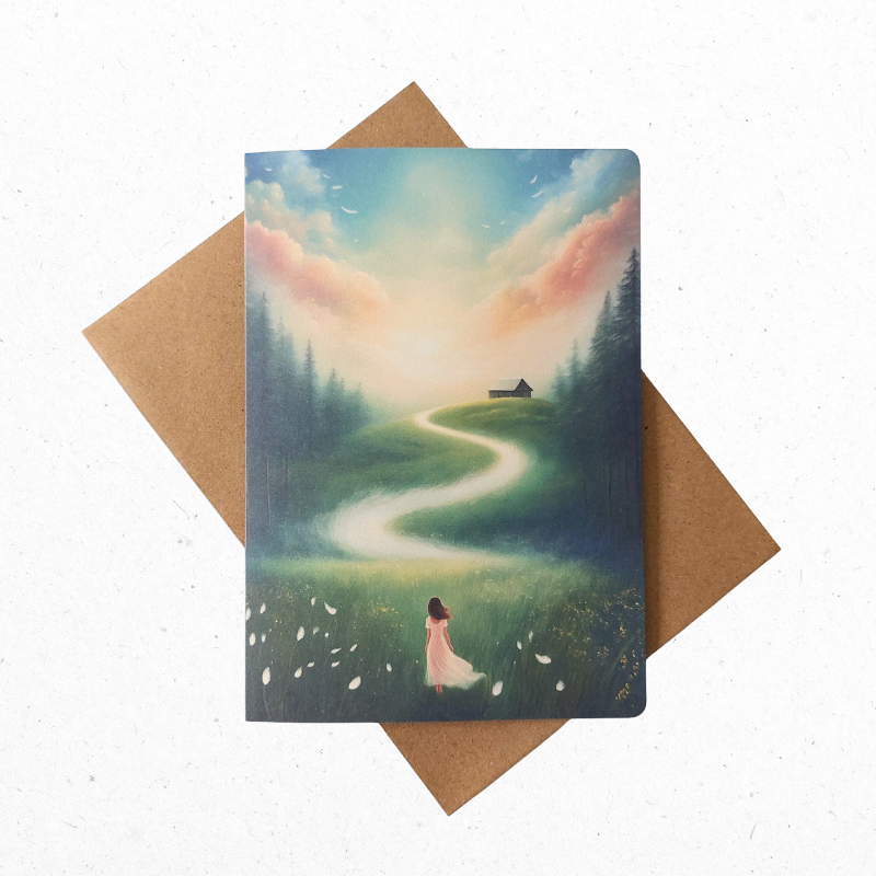 A6 Wenskaart Droompad Naar Thuis - The Card Studio