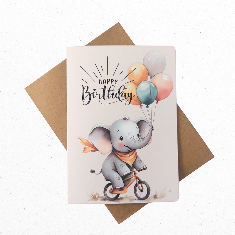 A6 Wenskaart Olifantastisch Gefeliciteerd! - The Card Studio