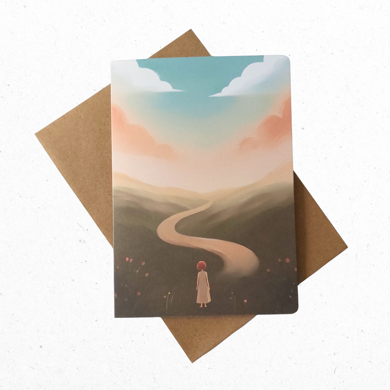 A6 Wenskaart Op Weg naar Morgen - The Card Studio