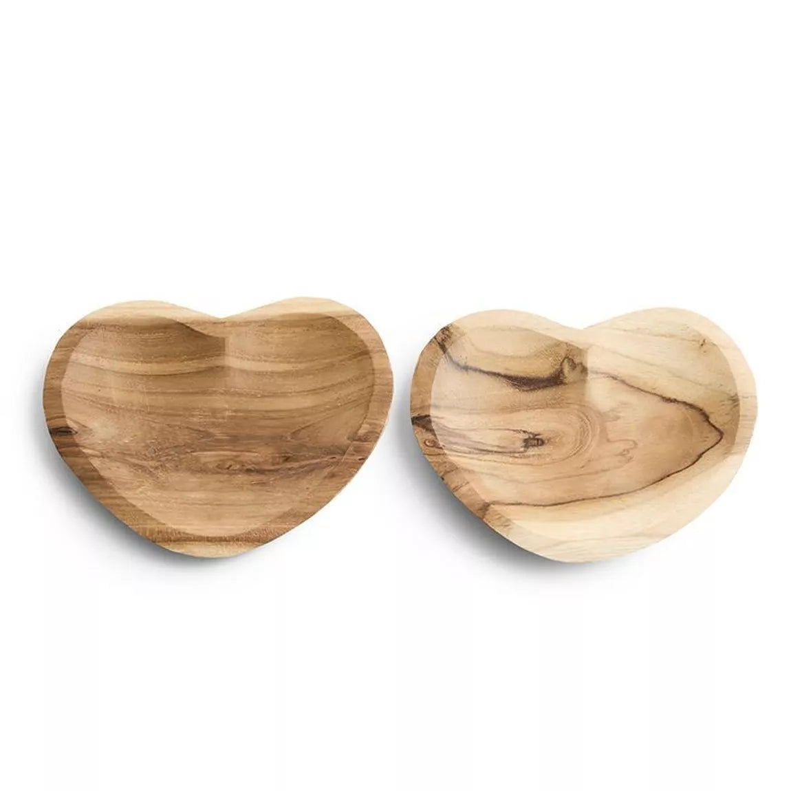 Teak houten schaaltje Hart - ByBazz