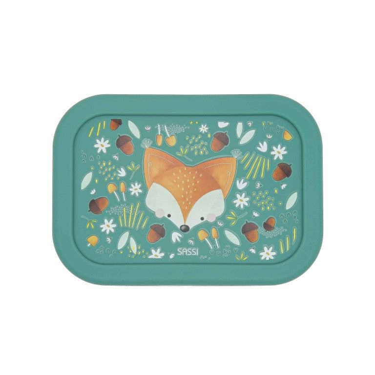 Lunchbox/Brooddoos Crunchy de Vos LFGB-siliconen