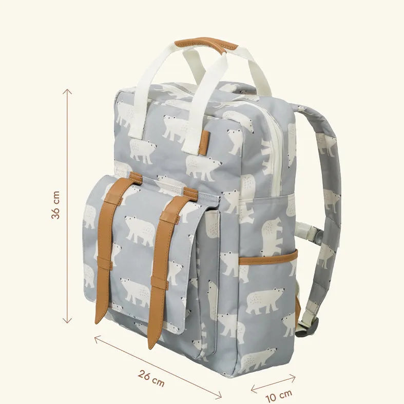 Fresk Backpack, Kinderrugzak Groot - Polar bear