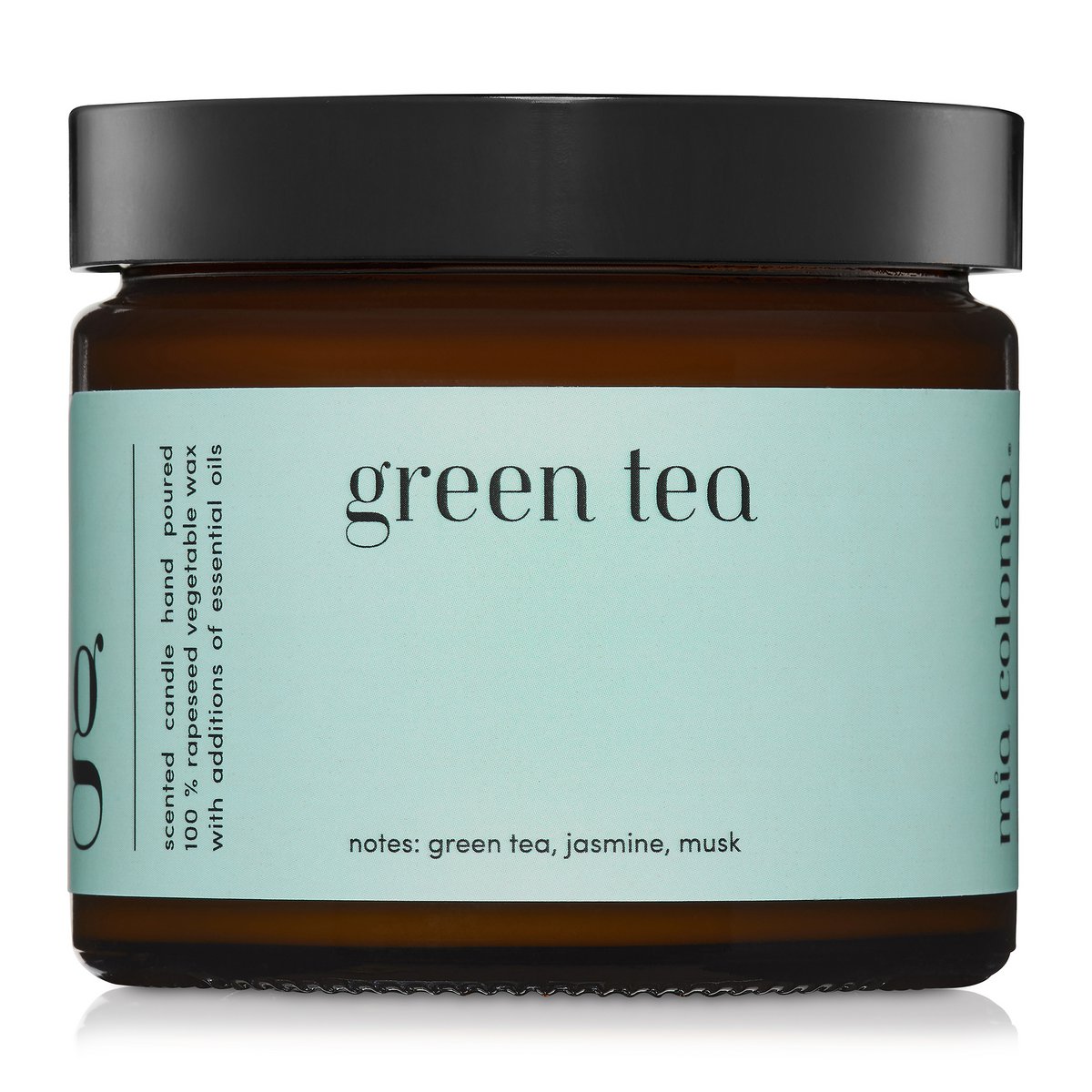 Geurkaars "Green Tea" Mia Colonia 250g
