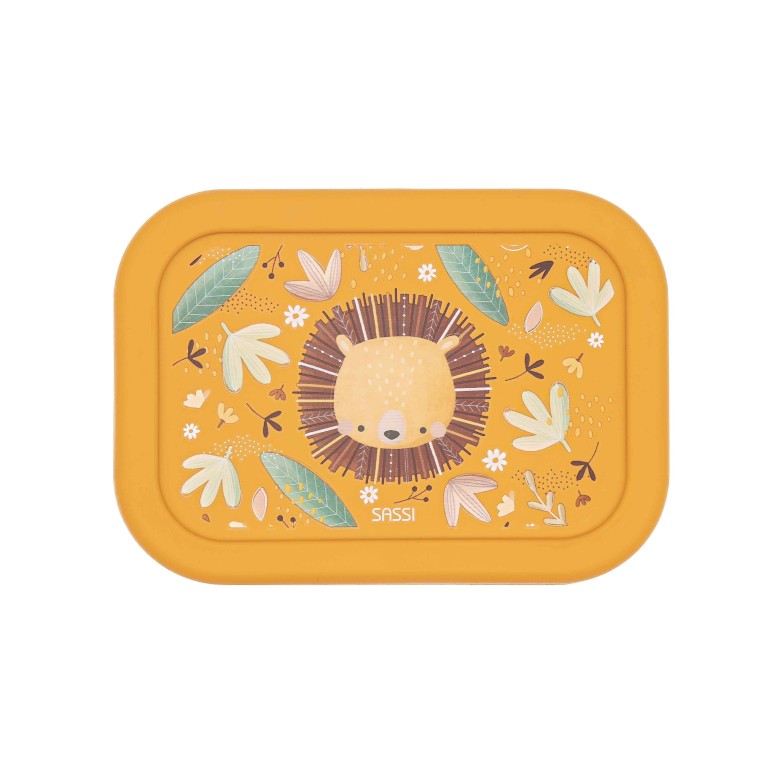 Lunchbox/Brooddoos Chompy de Leeuw LFGB-siliconen