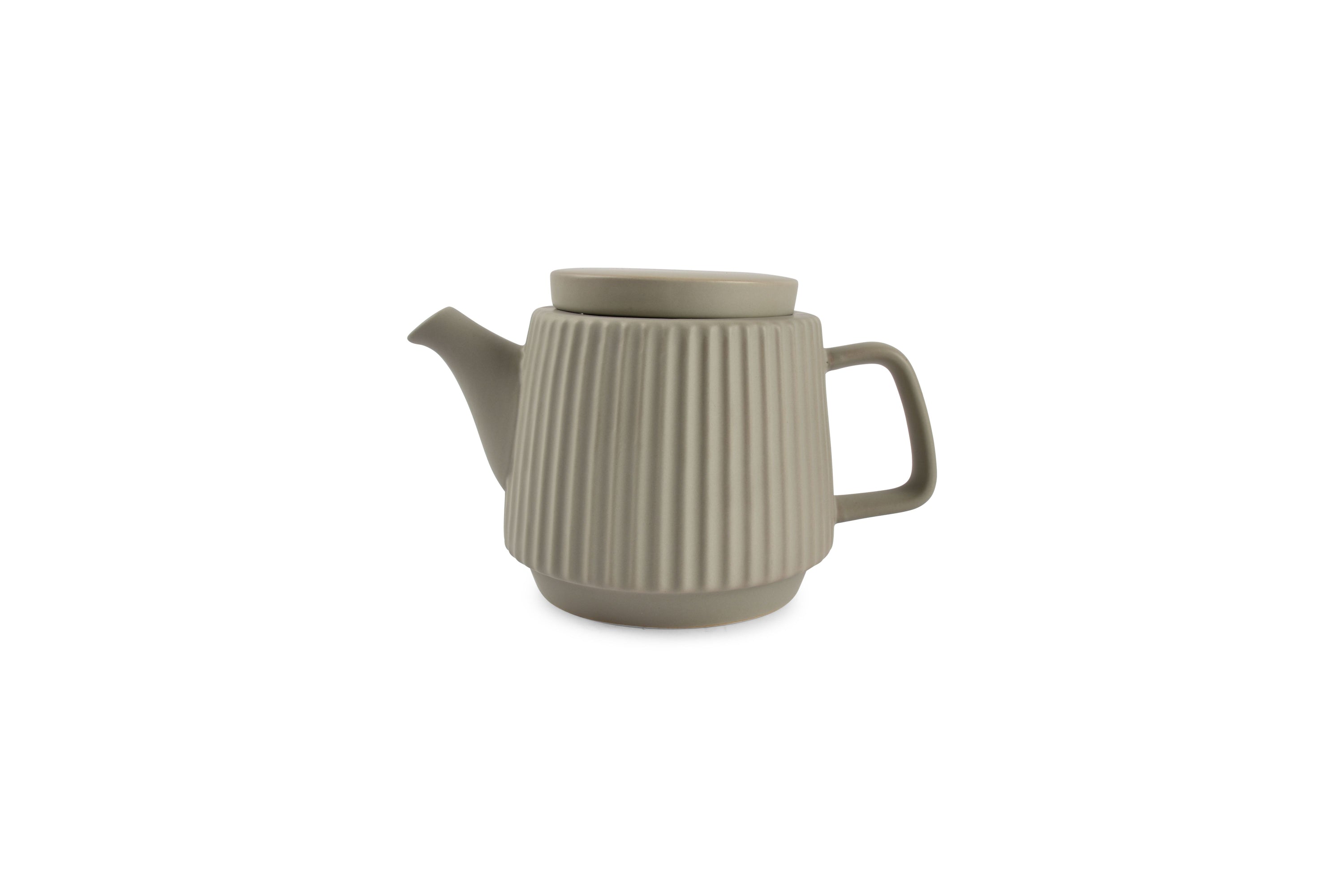 Theepot 64cl mat grijs Hi!Tea - Salt & Pepper