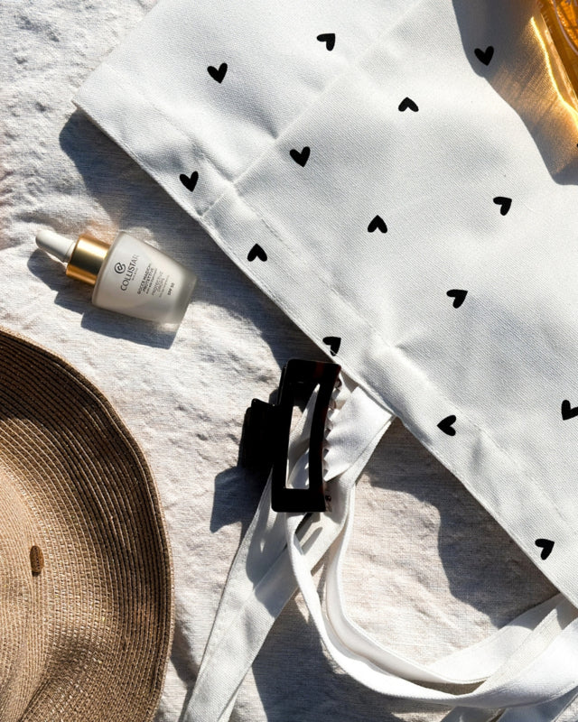 Strandtas | Shopper | XXL Bag | Hartjes