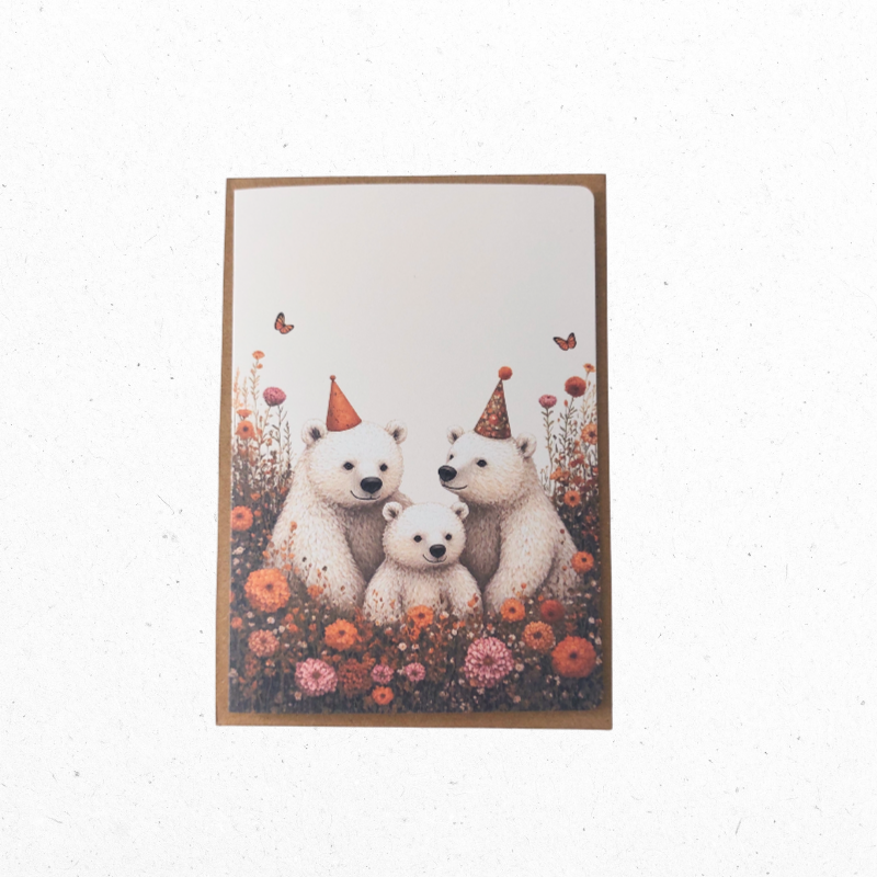 A6 Wenskaart Berig Verjaardagsfeest - The Card Studio