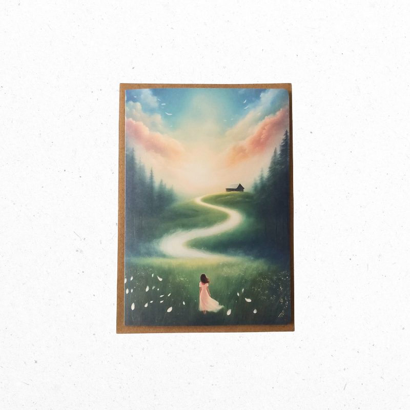 A6 Wenskaart Droompad Naar Thuis - The Card Studio