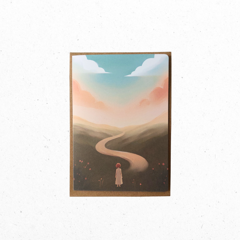 A6 Wenskaart Op Weg naar Morgen - The Card Studio