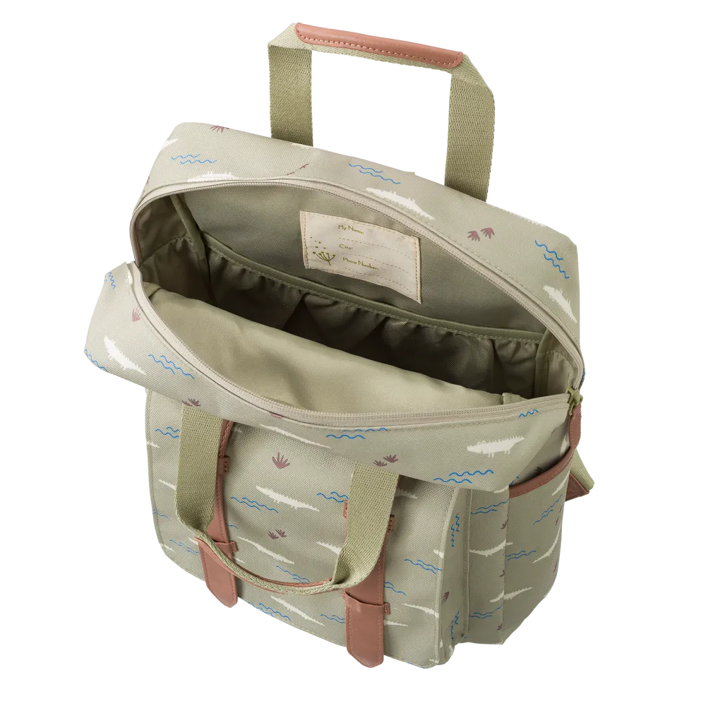 Fresk Backpack, Kinderrugzak Groot - Crocodile