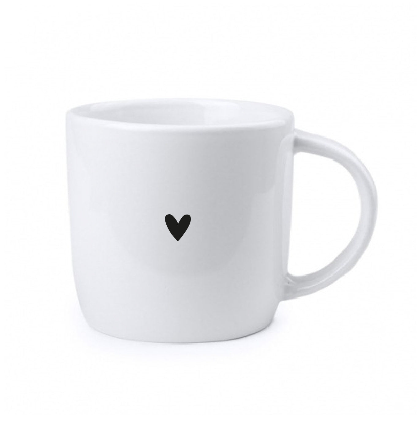Mok | Lief hartje zwart