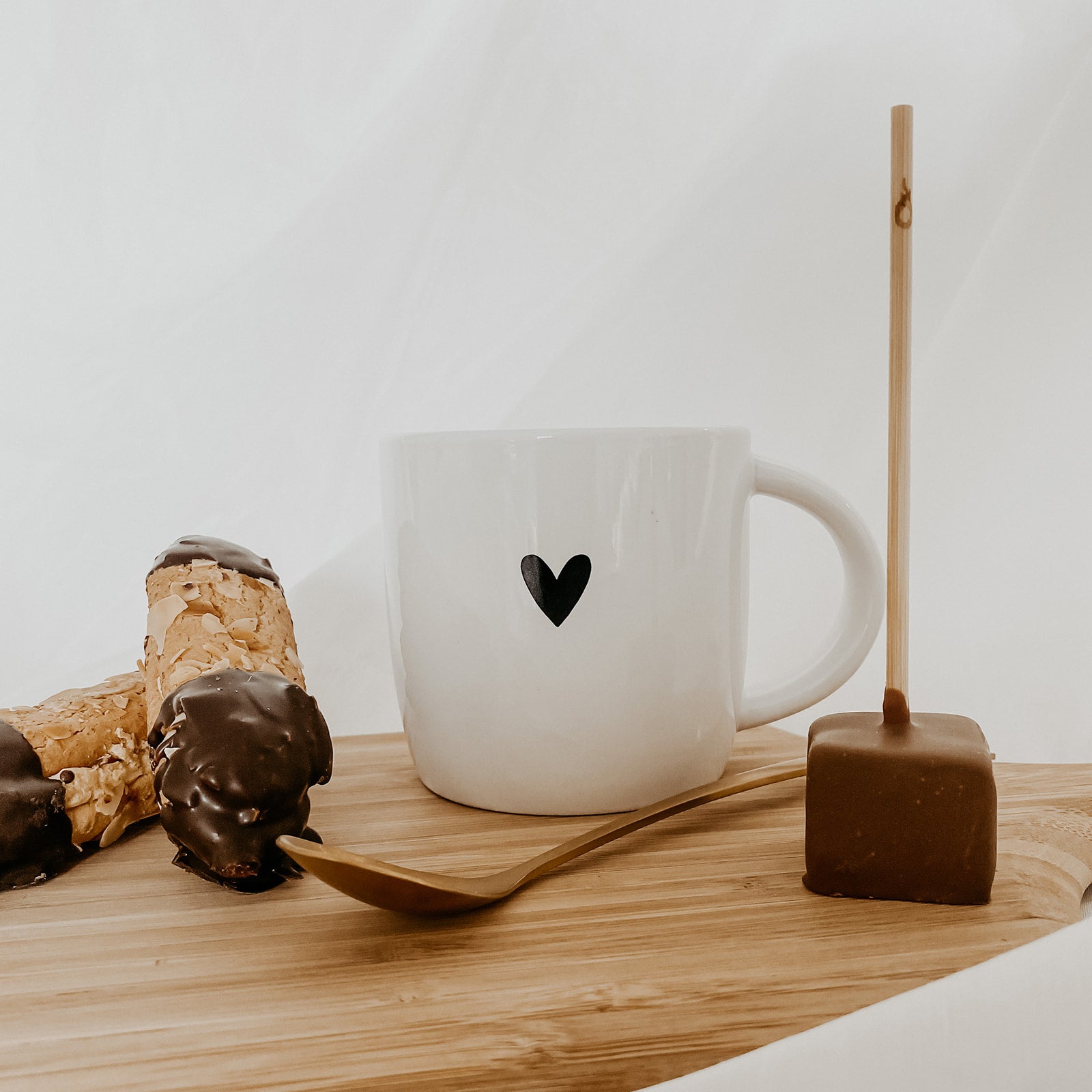 Mok | Lief hartje zwart