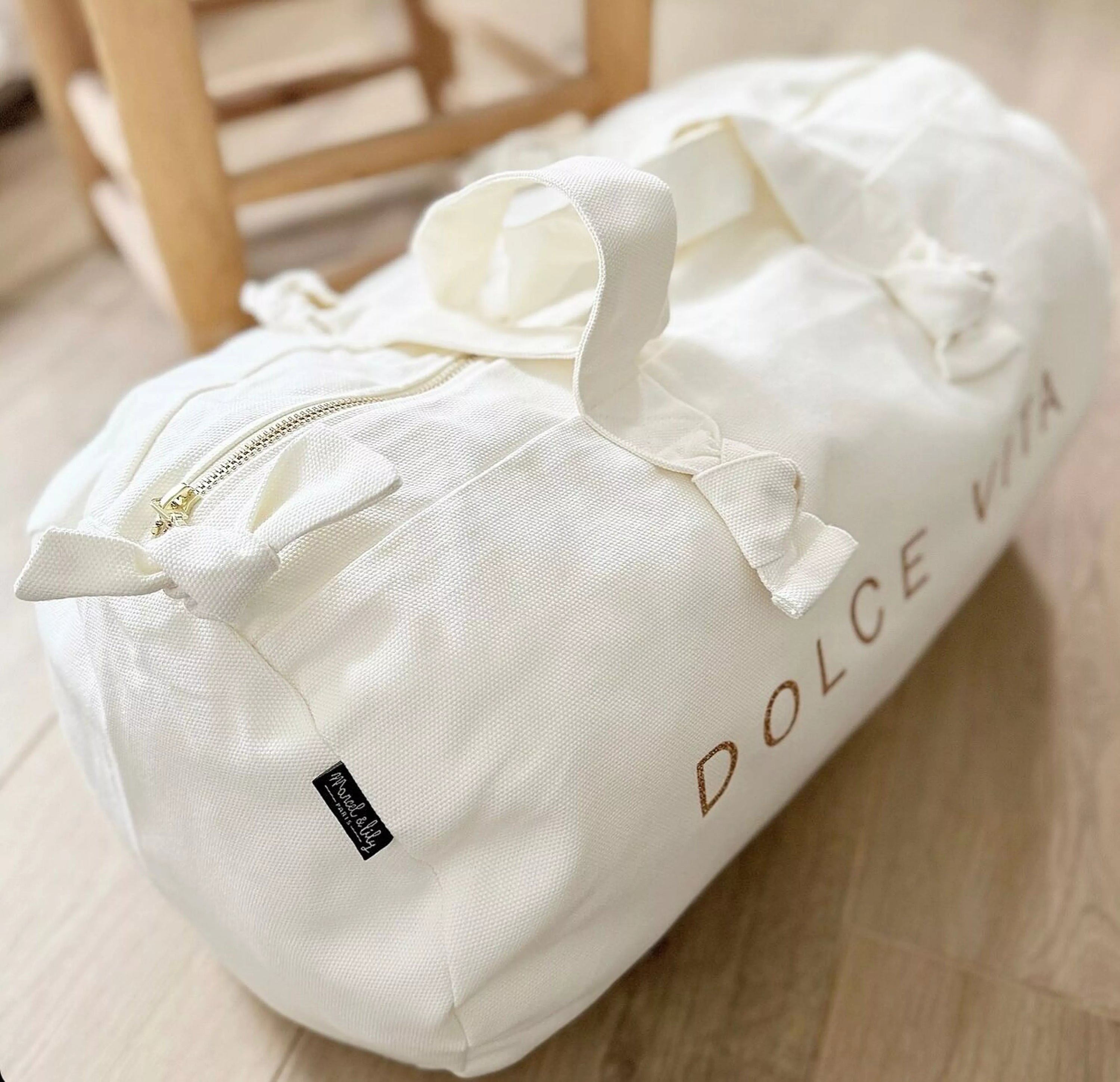 Marcel & Lily – Duffel Bag | Sporttas | Weekendtas melkwit "Dolce Vita"
