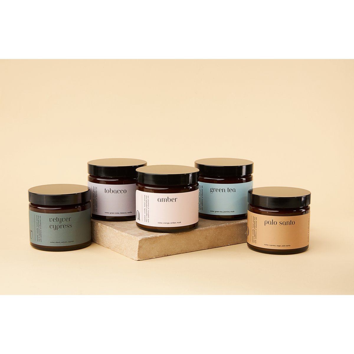 Geurkaars "Vetyver Cypress" Mia Colonia 250g