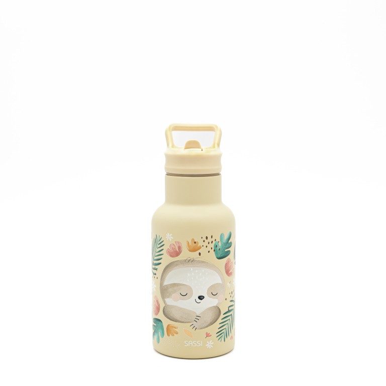 Drinkfles kind RVS geïsoleerd - 350 ml - Gnawy de luiaard