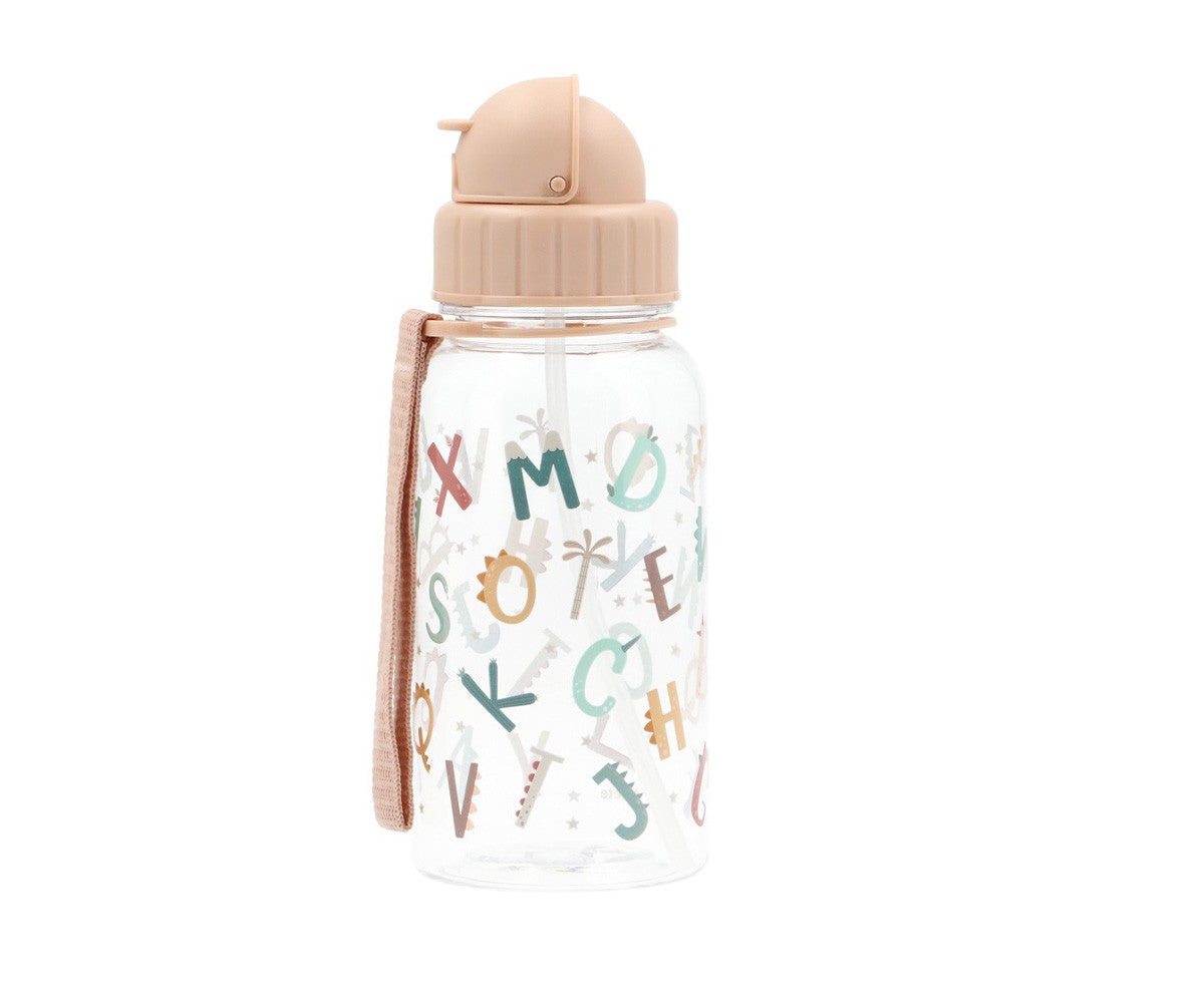 Tutete Kids Tritan drinkfles rietje 500ml | Funny alfabet