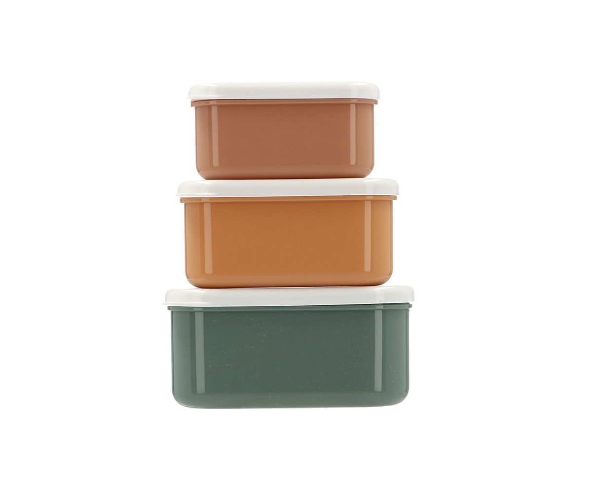 Tutete Lunchbox - Snackdoosjes (set van 3) | Vrachtwagenmotief