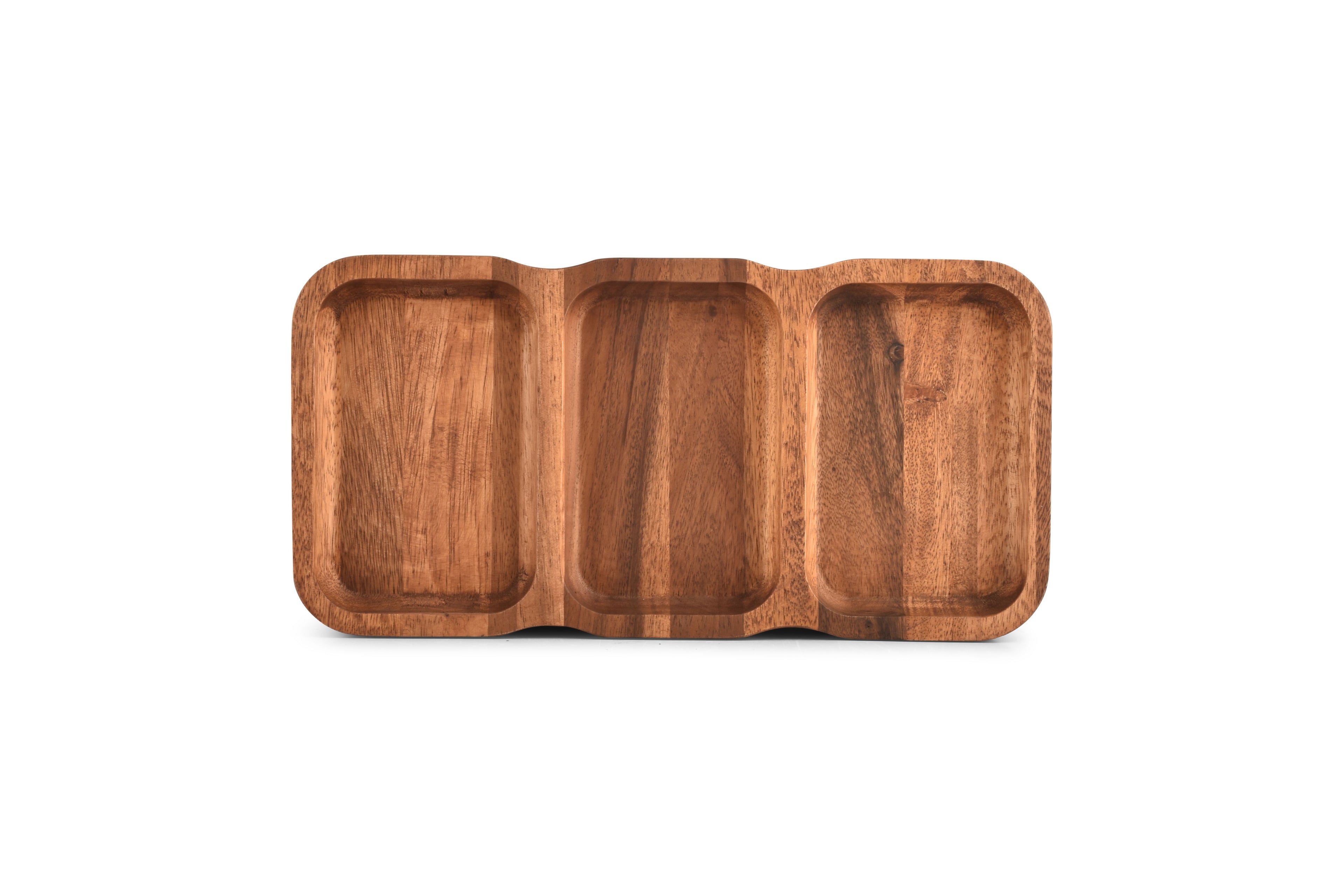 Serveerschaal 3 delen Chop - Salt & Pepper