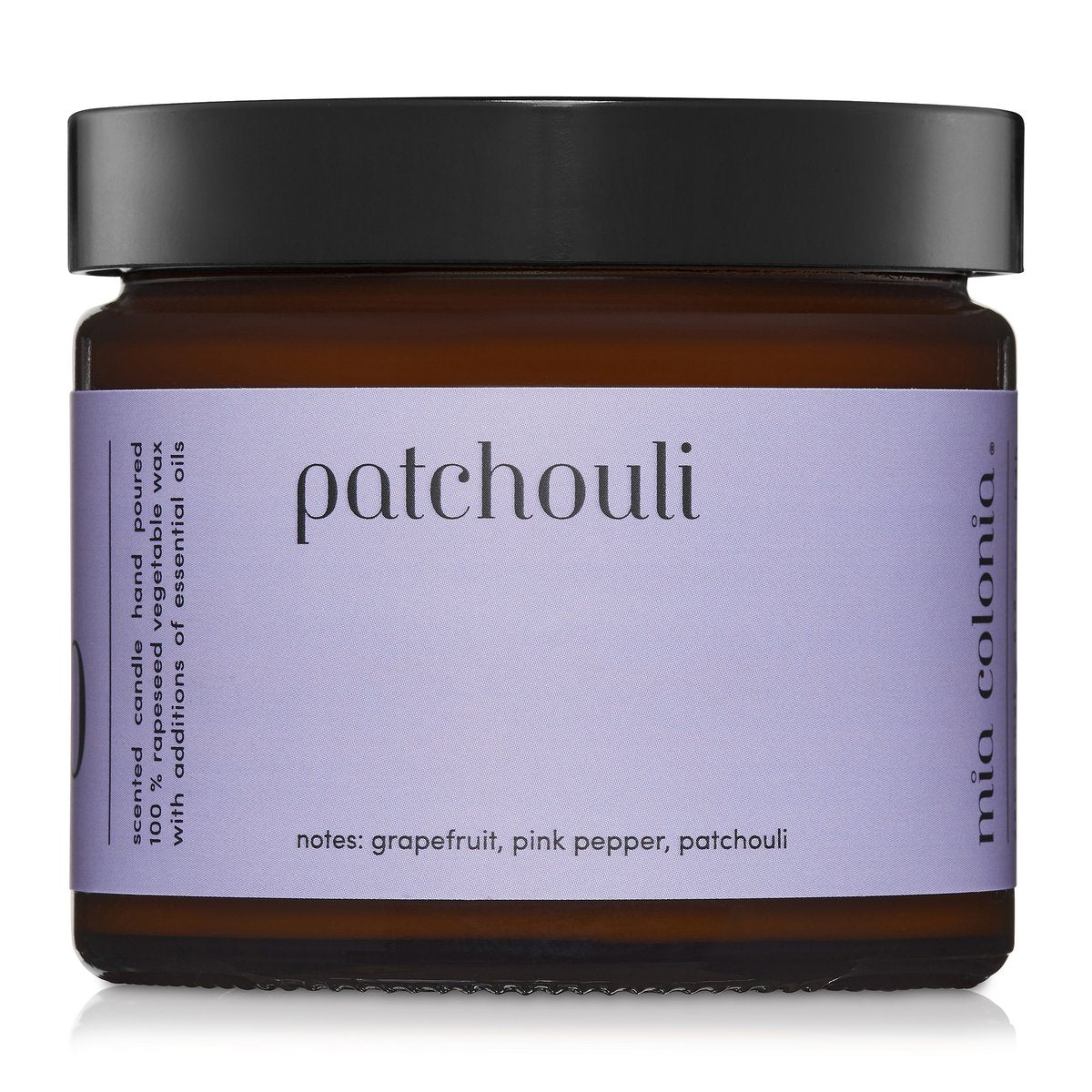 Geurkaars "Patchouli" Mia Colonia 250g