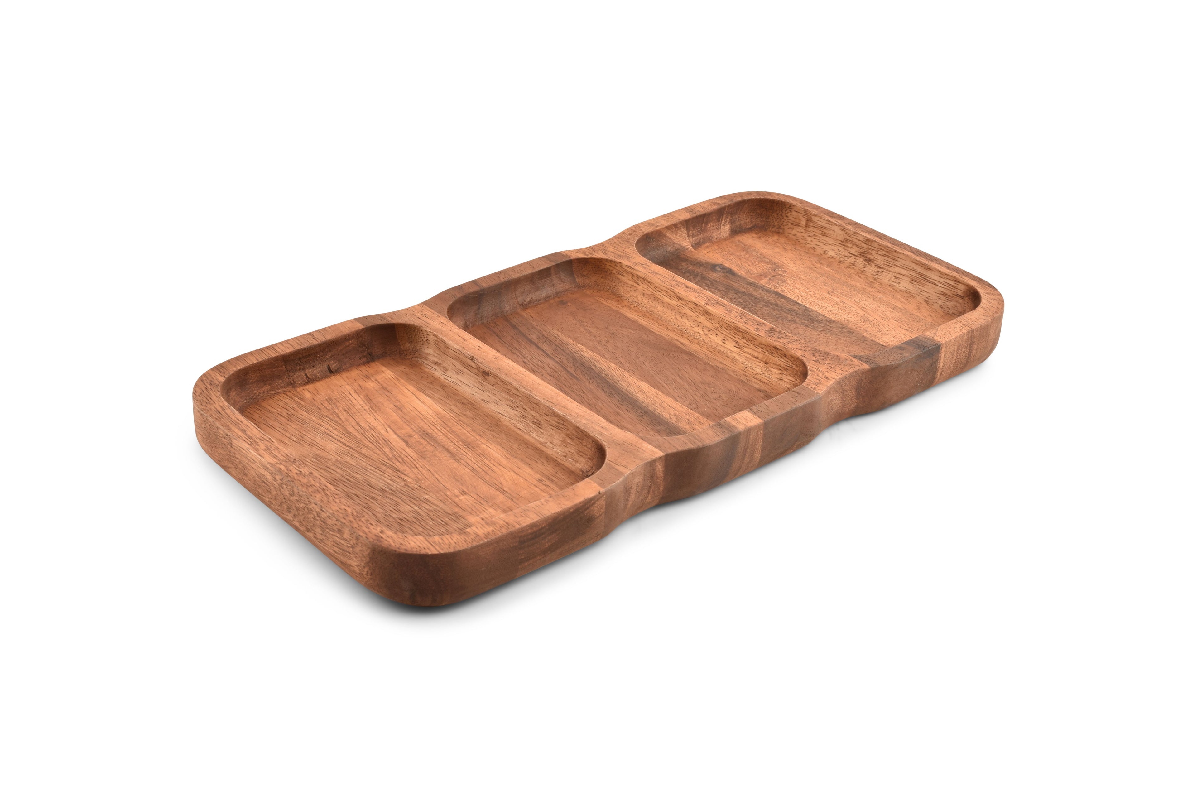 Serveerschaal 3 delen Chop - Salt & Pepper