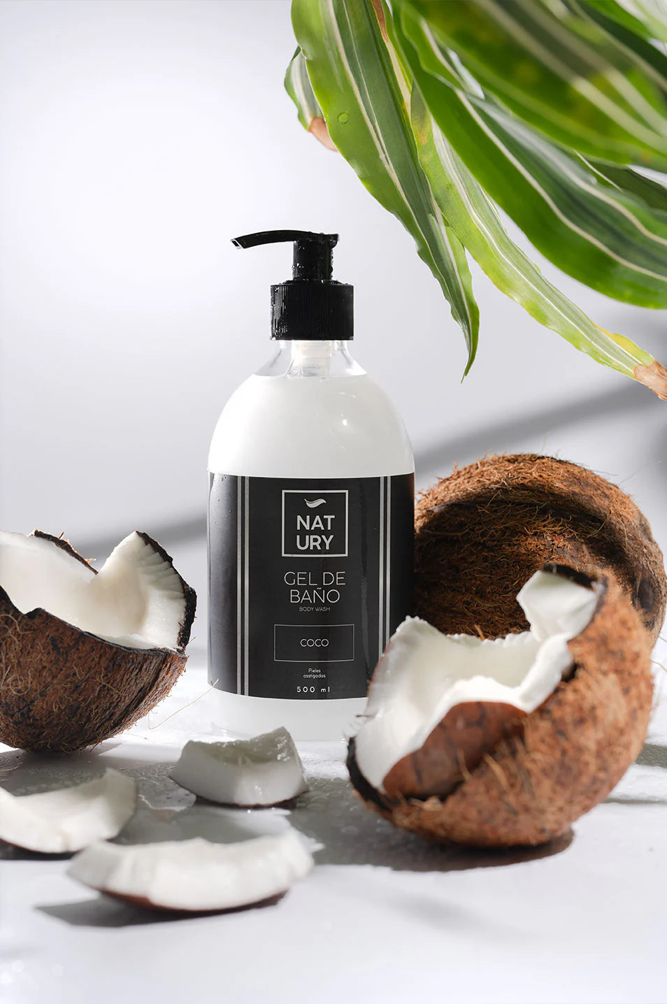 Natury bad- & douche zeep Coconut 500 ML