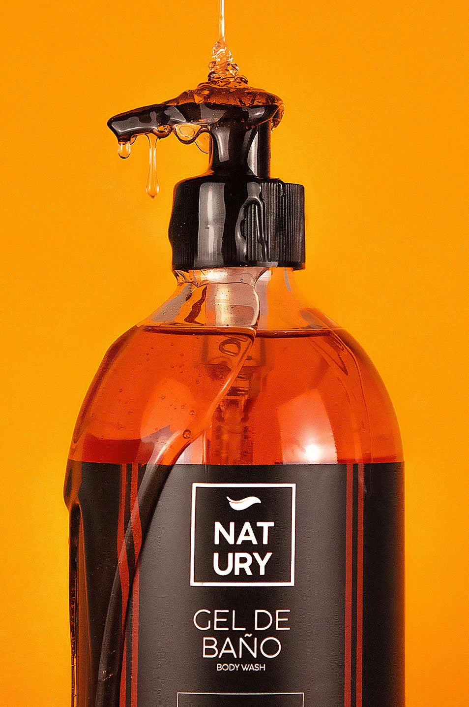 Natury honing ontspannende bad- & douche zeep 500 ML