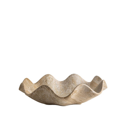 Decoratief Dienblad/Schaal EVANIA – Golvend design in Japandi stijl | 34 × 9 cm