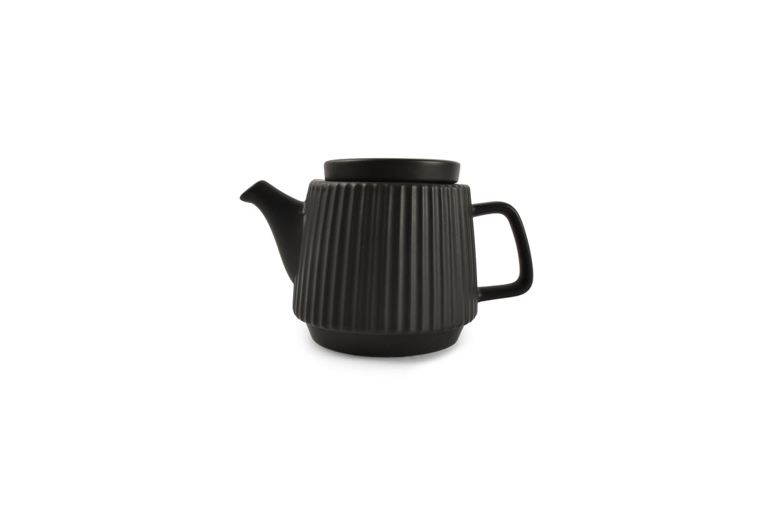 Teapot 64cl matt black Hi!Tea - Salt &amp; Pepper