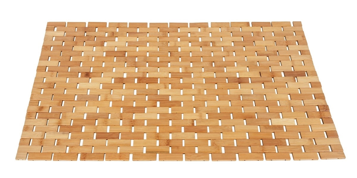 Natural Wellness bath mat, shower mat bamboo