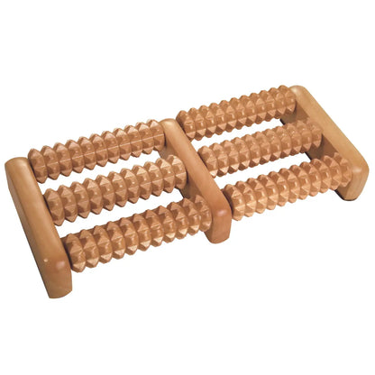 Sustainable foot massage roller made of lotus wood