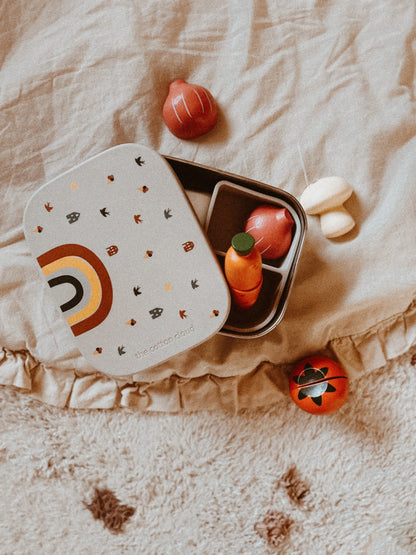 Rvs Lunchbox/Brooddoos  - Rainbow - The Cotton Cloud