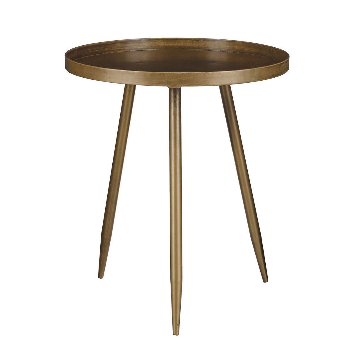 Flores Side Table Metal Bronze, 48 x Ø42