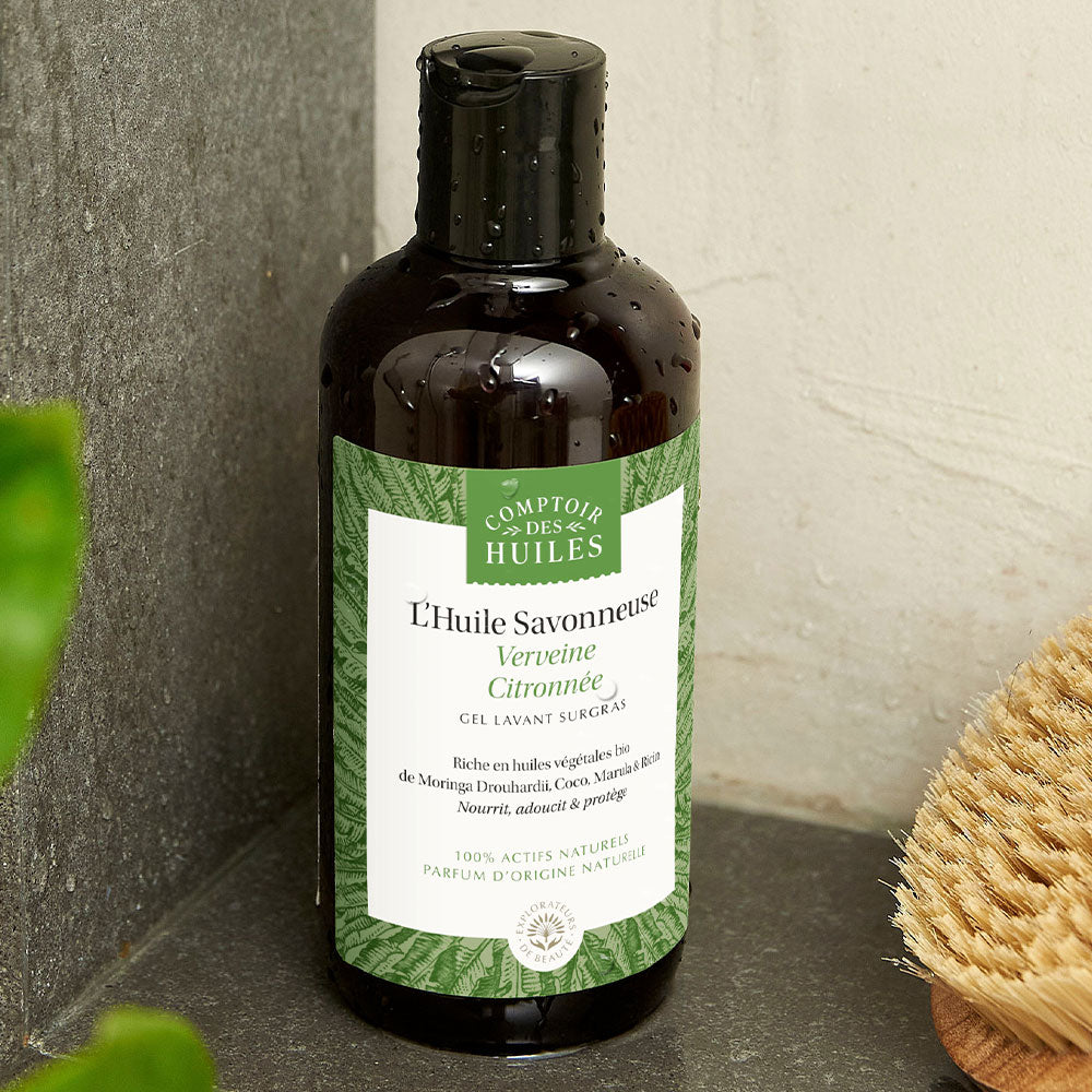 Unique Organic Shower &amp;amp; Bath Oil - Lemon &amp;amp; Verbena