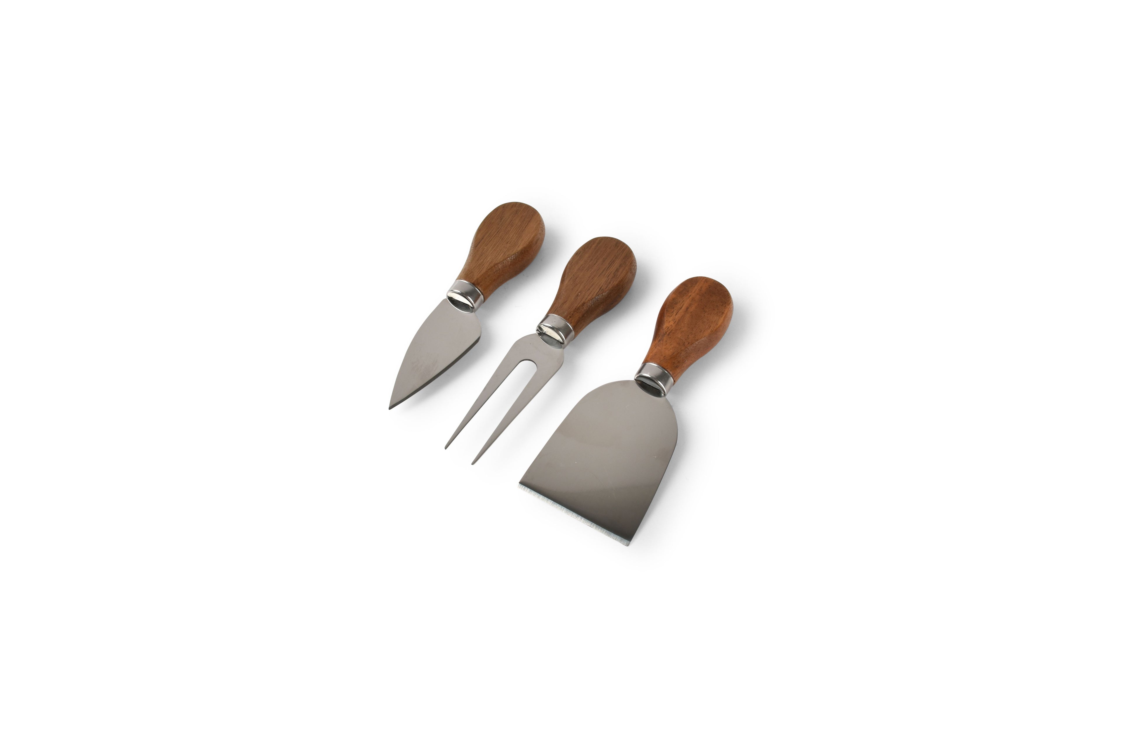 Fromage Cheese knife set 3-piece wood - Salt &amp; Pepper