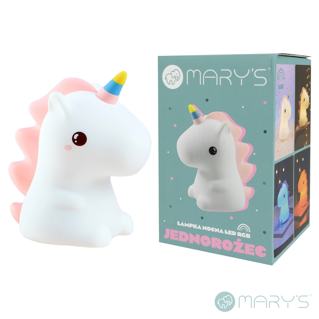 Eenhoorn RGB-LED Nachtlamp | Sfeerlampje | Mary&