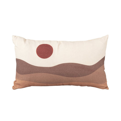 Decorative cushion Sunset Elongated Brown Present Time