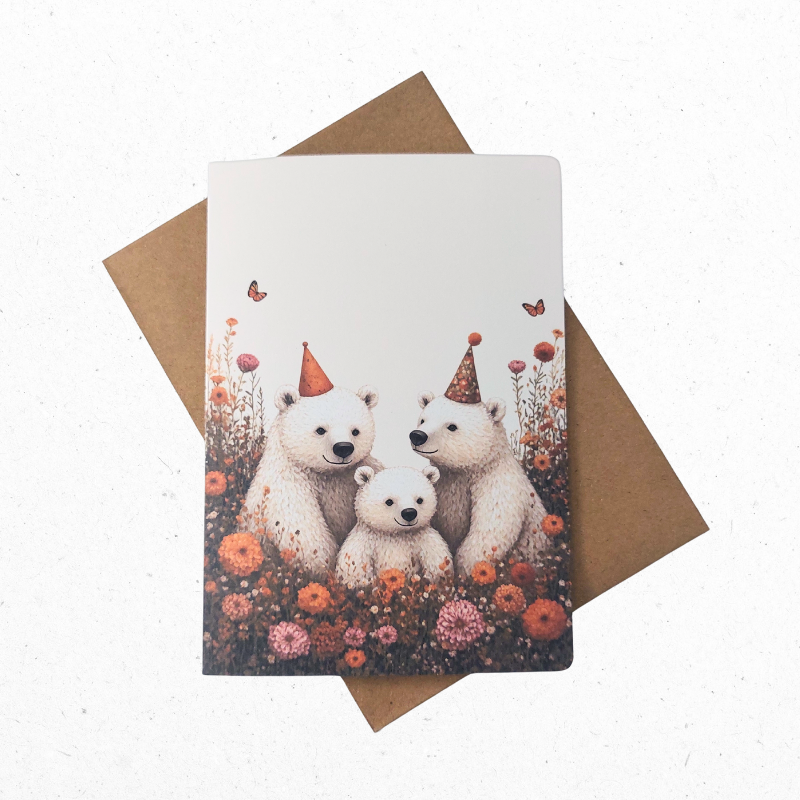 A6 Wenskaart Berig Verjaardagsfeest - The Card Studio