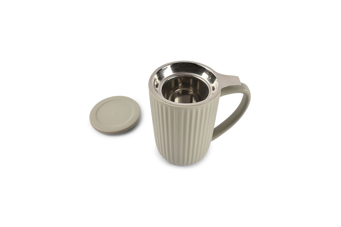 Tea cup 60cl matt grey Hi!Tea - Salt &amp;Pepper