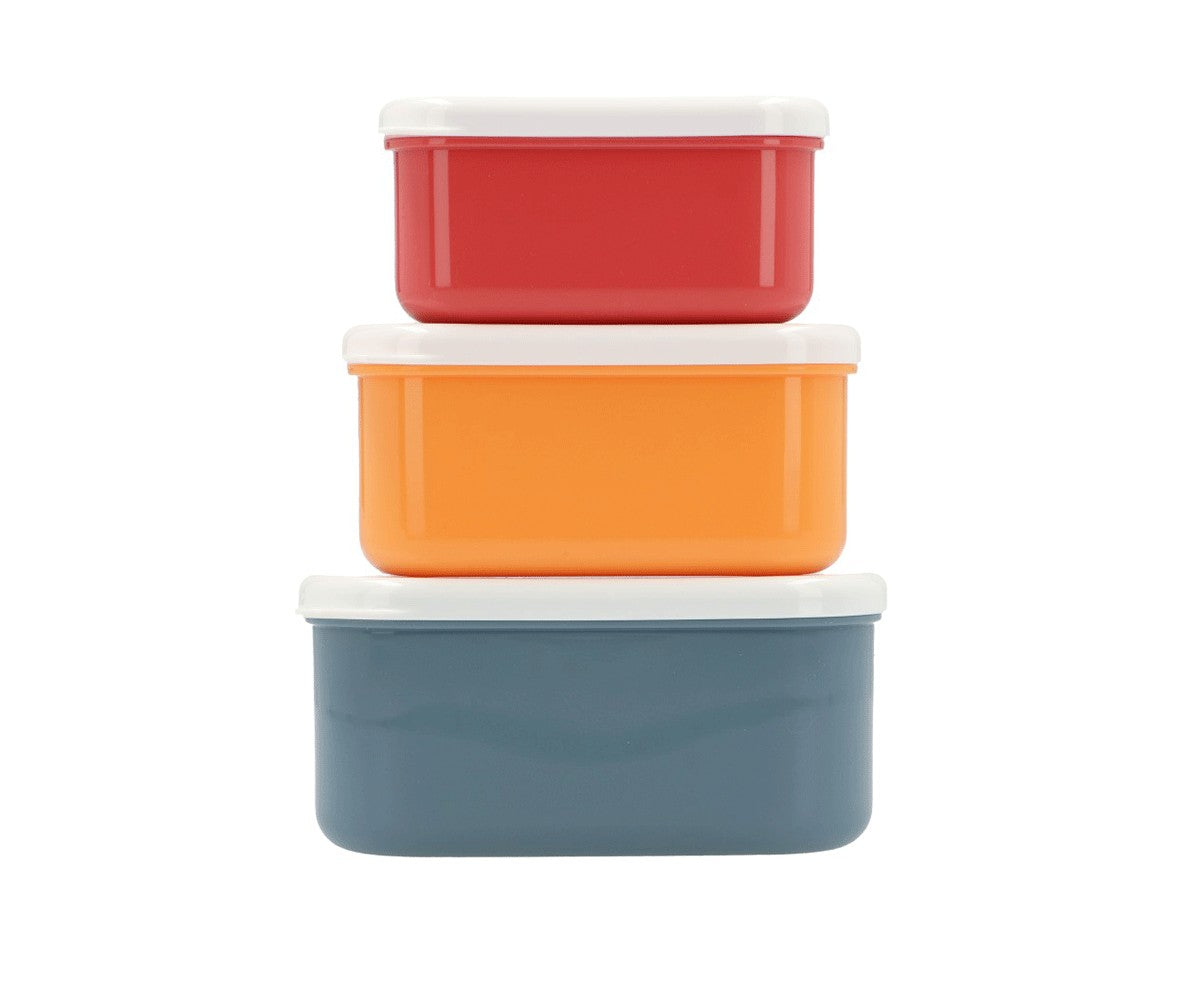 Tutete Lunchbox - Snackdoosjes (set van 3) | Leuke voertuigen