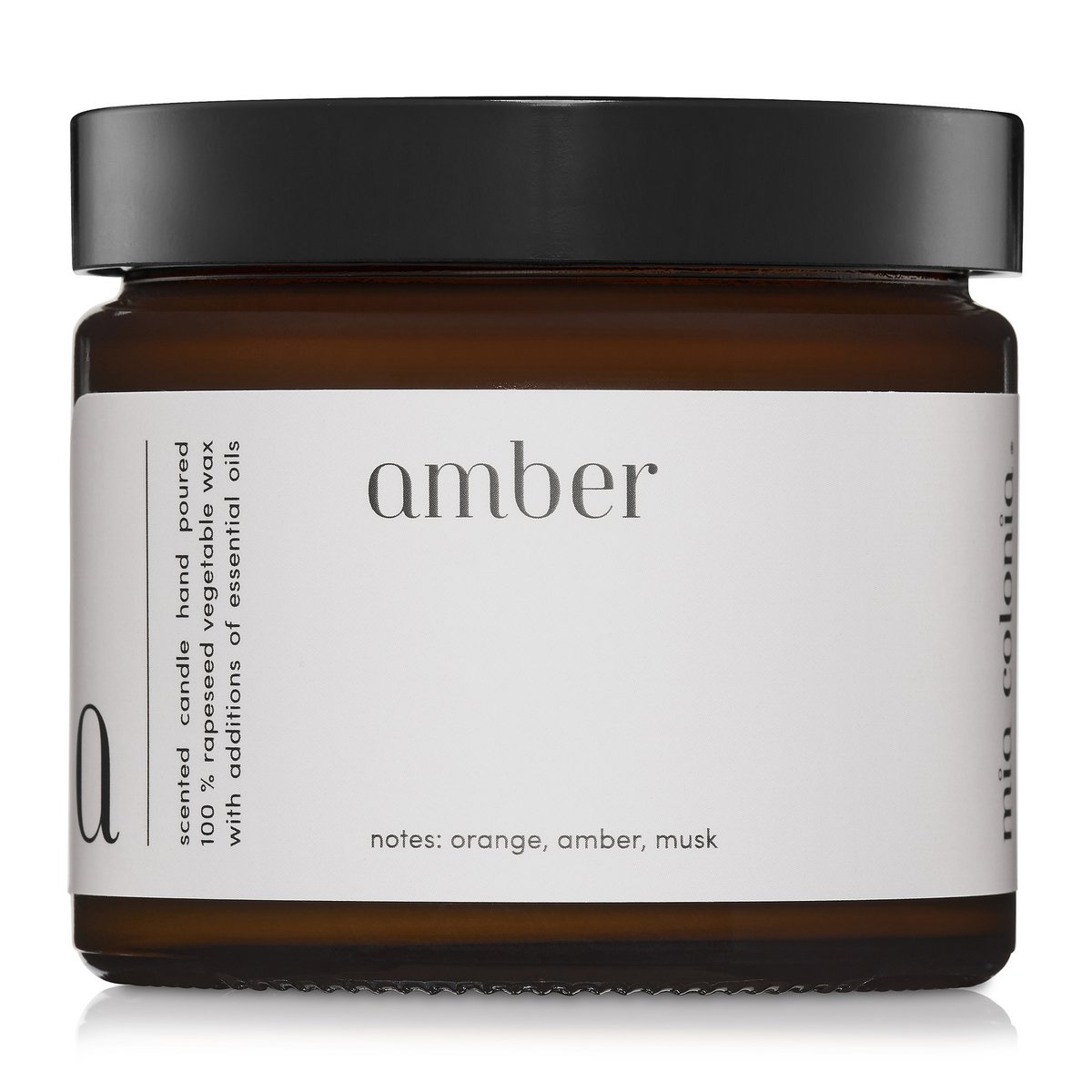 Geurkaars "Amber" Mia Colonia 250g