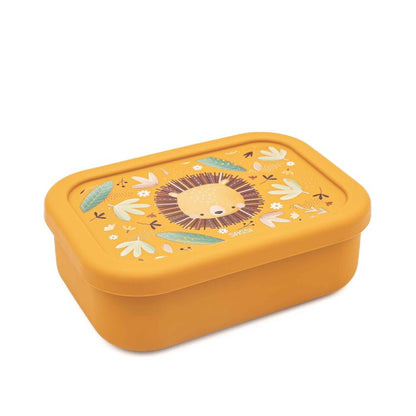 Lunchbox/Brooddoos Chompy de Leeuw LFGB-siliconen