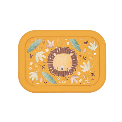 Lunchbox/Brooddoos Chompy de Leeuw LFGB-siliconen