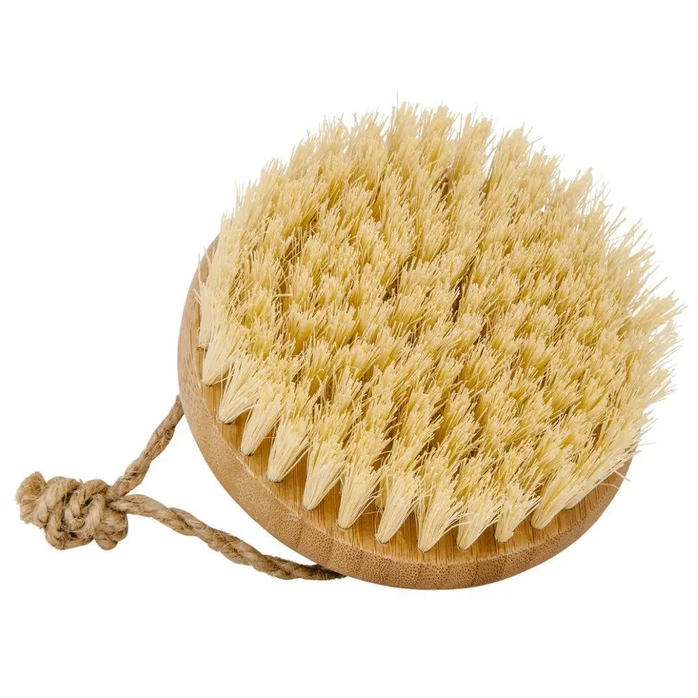 Bamboo bath brush with coconut bristles